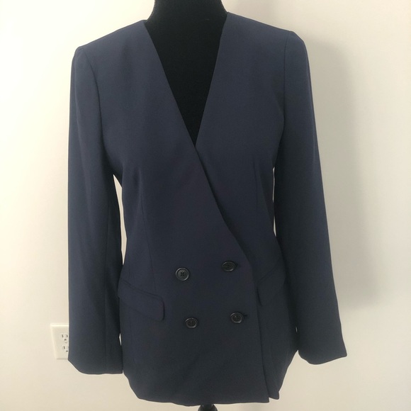 J Crew French Girl Blazer 12, Navy 2 Button NWT - Picture 5 of 11